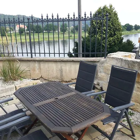 An Der Elbe In Laubegast 아파트 *
